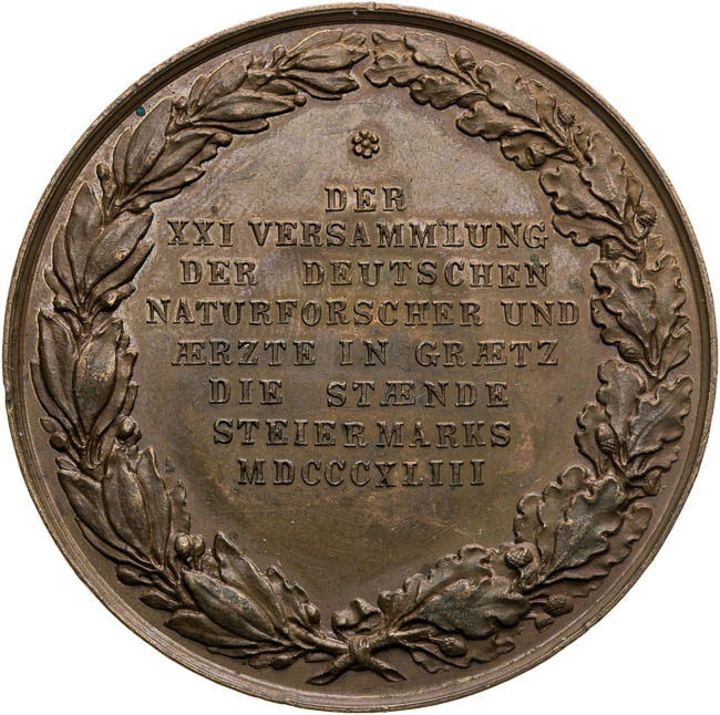 Medal 1843 - back