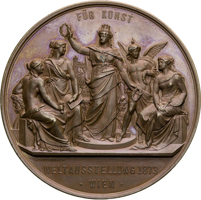 Medal 1873 - back