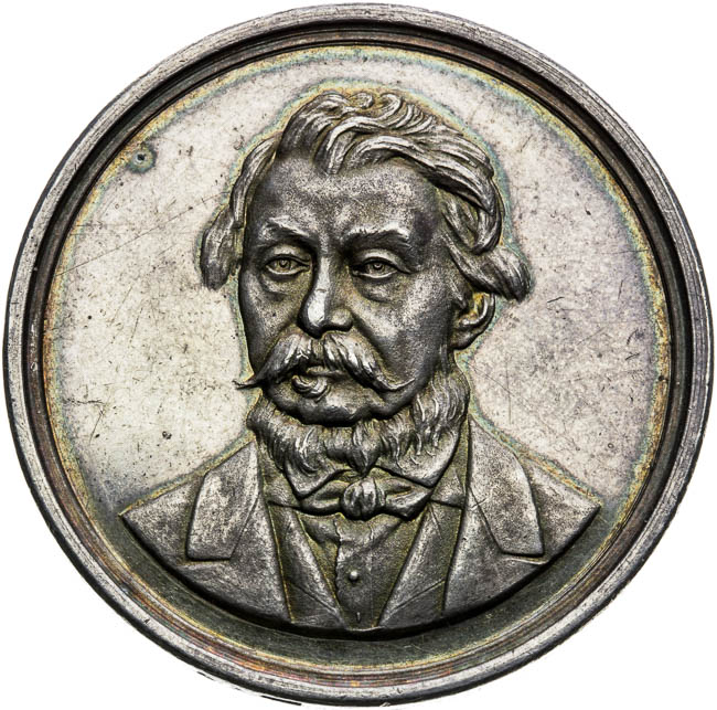 Silver medal 1883 - front