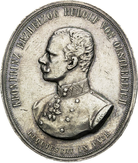 Silver medal 1889 - front
