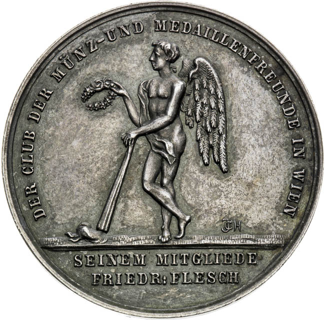 Silver medal 1891 - back