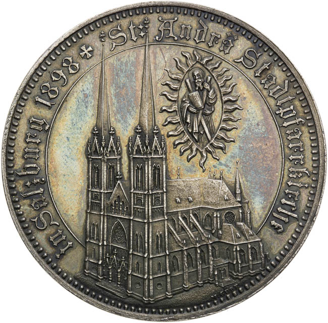 Silver medal 1898 - front