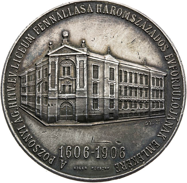 Silver medal 1906 - back