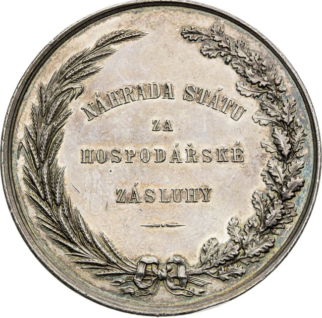 Silver medal  - back