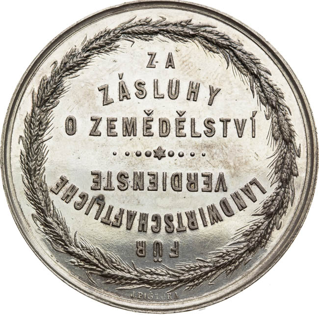 Silver medal  - back