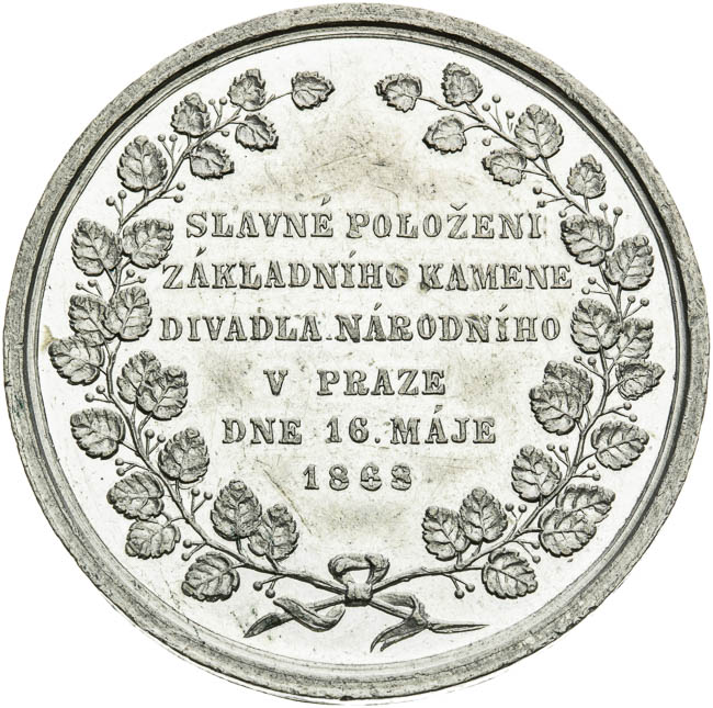 Medal 1868 - back