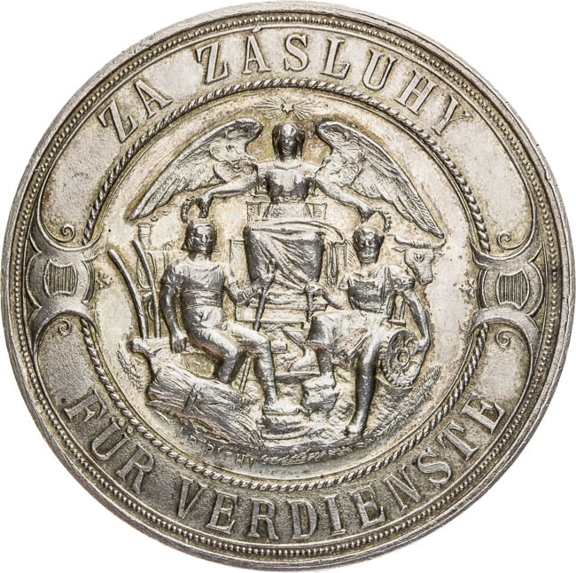Silver medal  - front