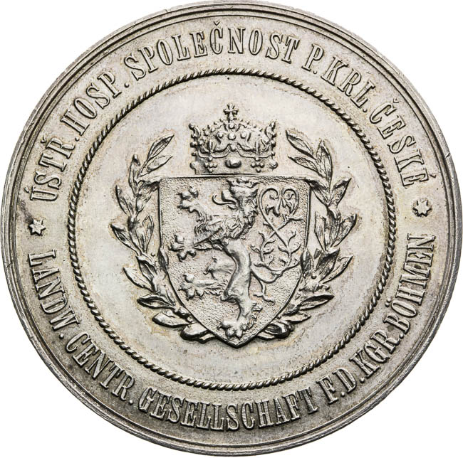 Silver medal  - back