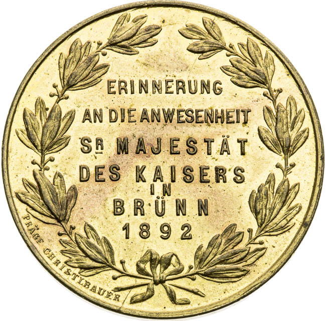 Medal 1892 - back