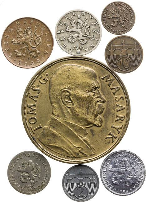 Lot of coins (8 pcs) - front
