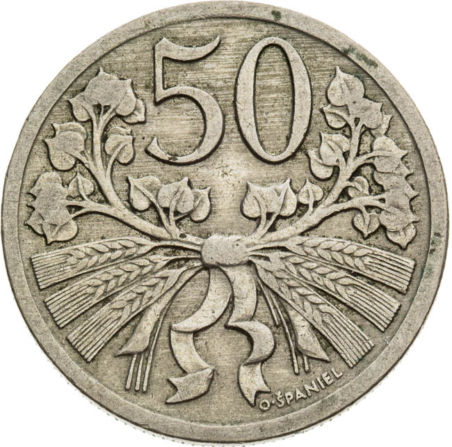 50 Heller 1925 - back
