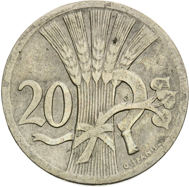 20 Heller 1925 - back