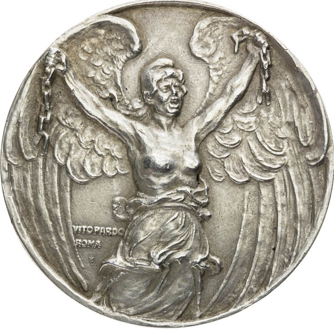 Strieborná medaila 1918 - averz