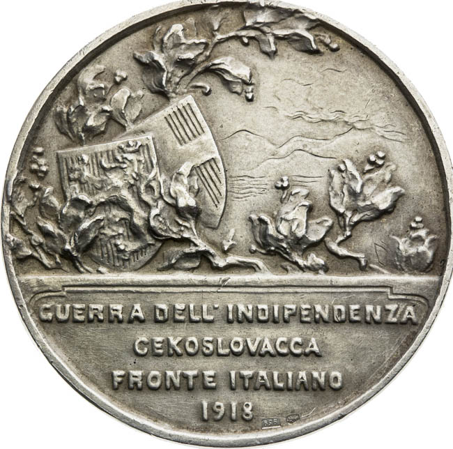 Strieborná medaila 1918 - reverz