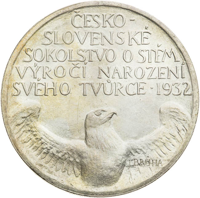 Strieborná medaila 1932 - reverz