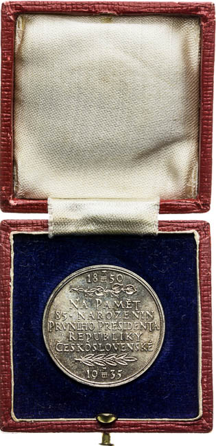 Strieborná medaila 1935 - averz