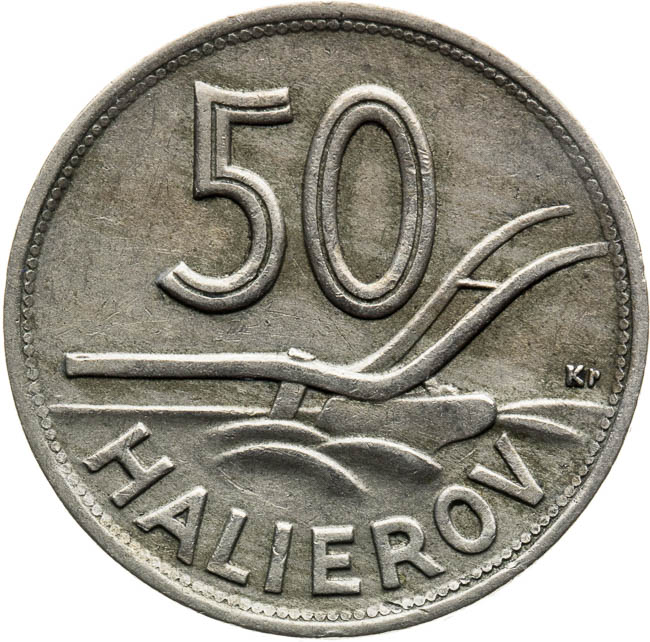 50 Halier 1940 - reverz