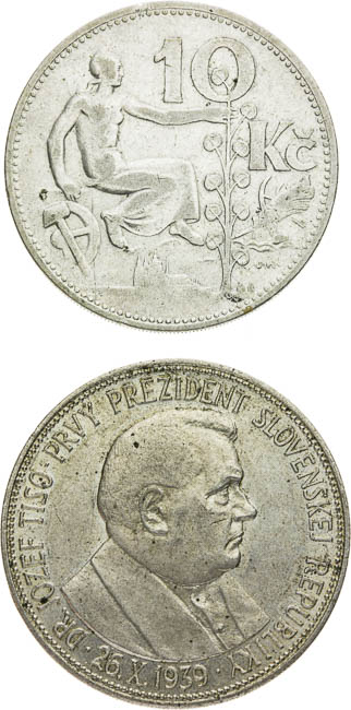 Lot of silver coins (2 pcs) - front