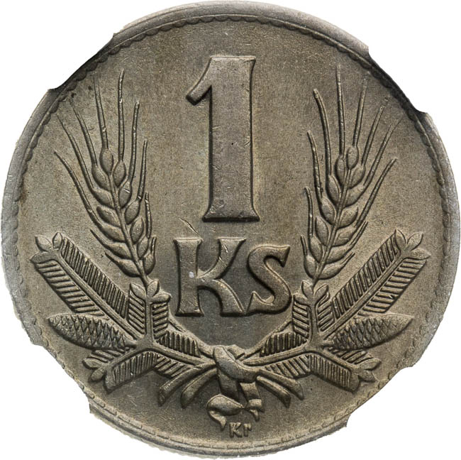 Koruna 1942 - back