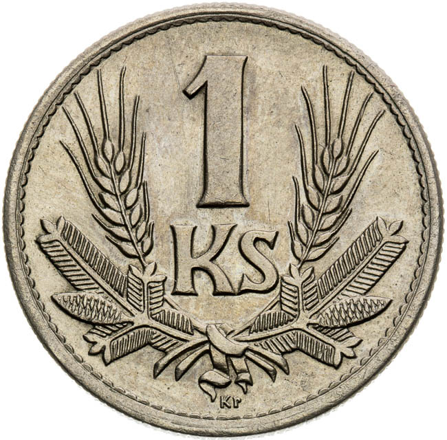 Koruna 1944 - back
