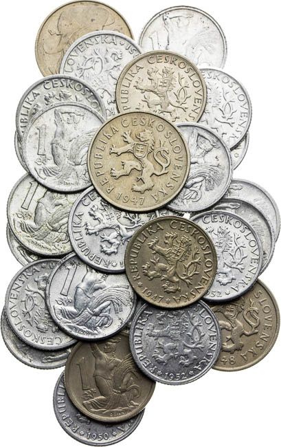Lot of coins (31 pcs) - front