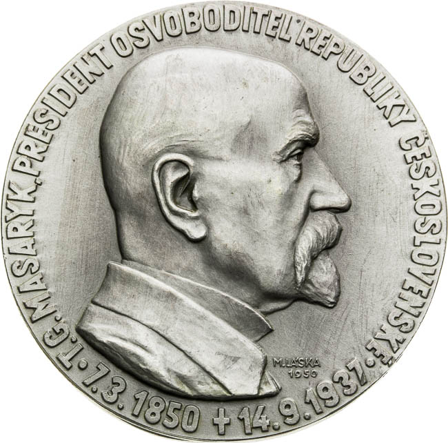 Silver medal 1950 - front