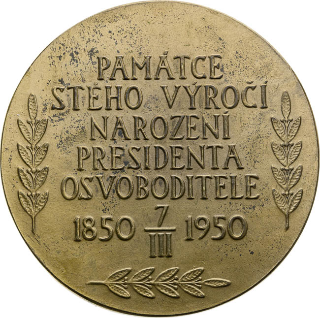 Medal 1950 - back