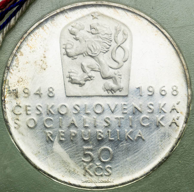 50 Koruna 1968 - back