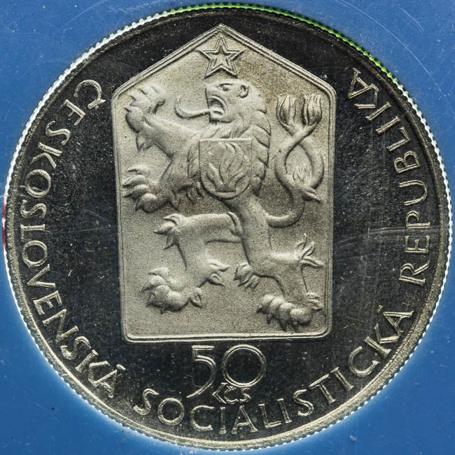 50 Kčs 1989 - reverz