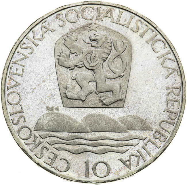 10 Koruna 1967 - back