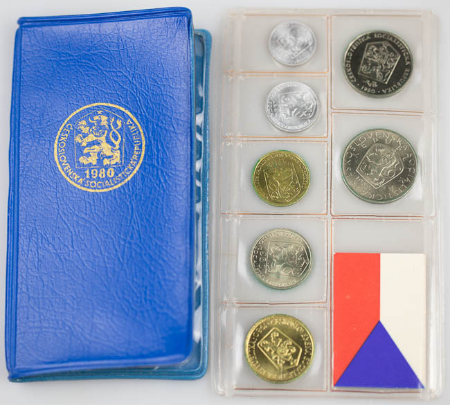 Coin set 1980 (2 pcs) - front
