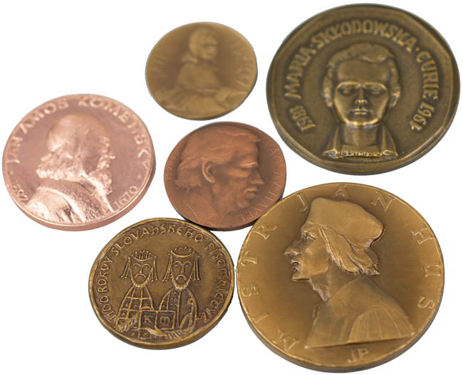 Lot of medals (6 pcs) - front