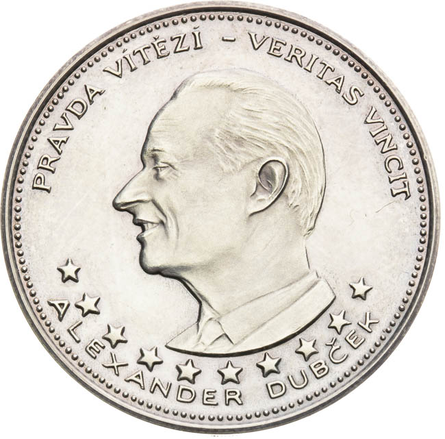 Silver medal 1968 - front