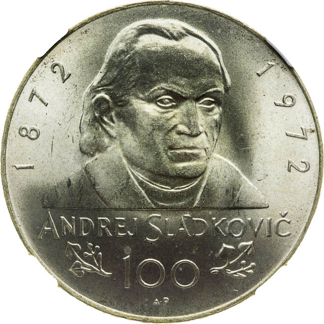 Silver medal 1972 - front