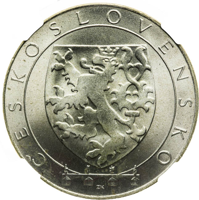 Silver medal 1972 - back