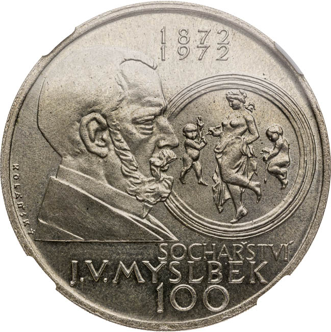 Silver medal 1972 - front