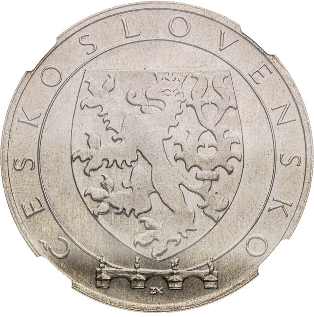Silver medal 1972 - back