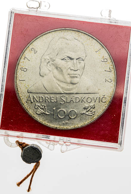 Silver medal 1972 - front