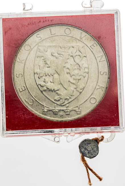 Silver medal 1972 - back