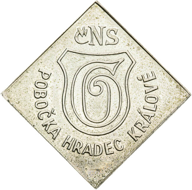 Silver medal 1980 - back