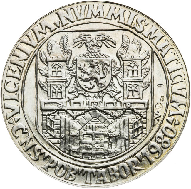 Silver medal 1980 - back