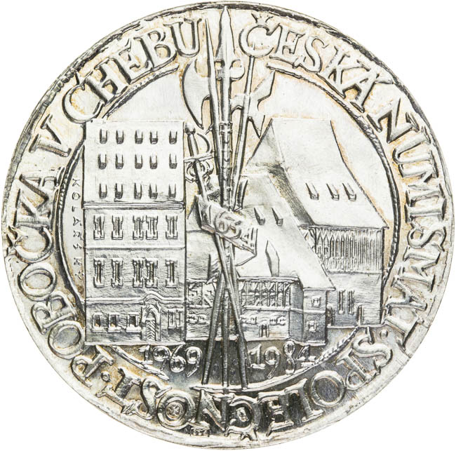 Silver medal 1984 - back