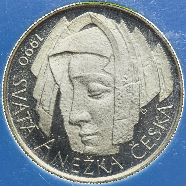 50 Kčs 1990 - averz