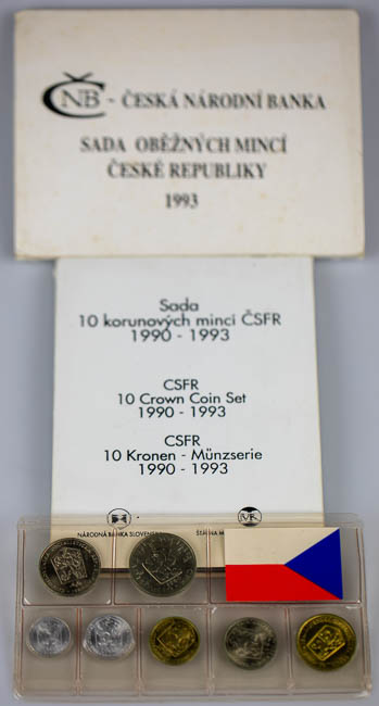 Sets of circulating coins (3 pcs) - front