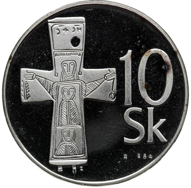 10 Koruna 1993 - back