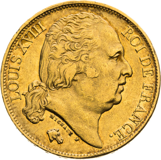 20 Frank 1824 - averz