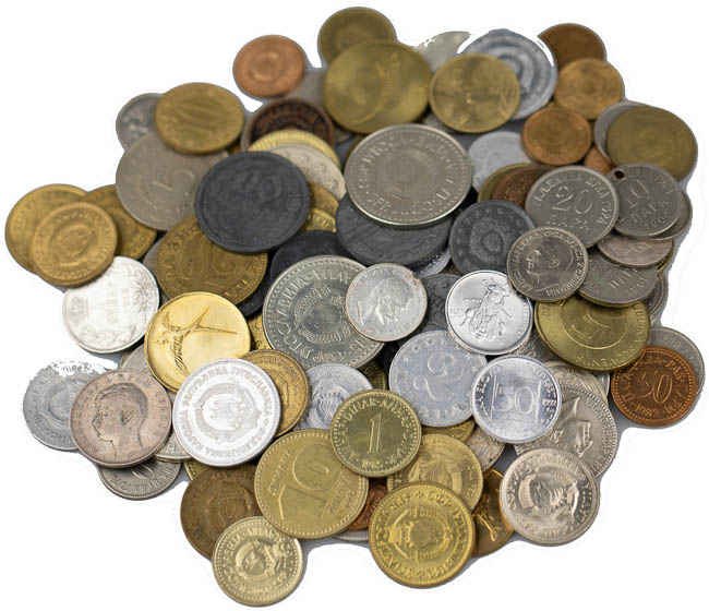 Coins (400 grams) - front