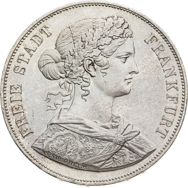 2 Toliar 1861 - averz