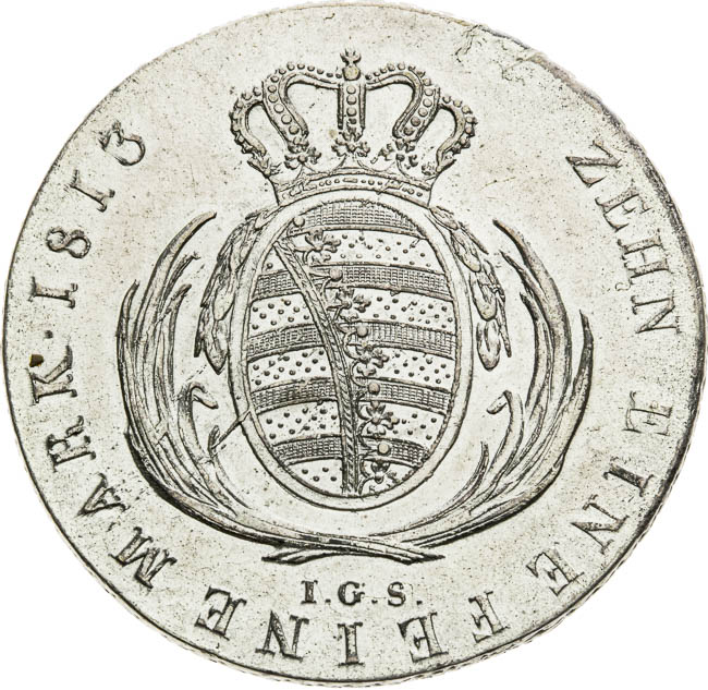 Thaler 1813 - back