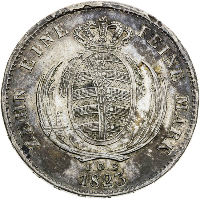 Thaler 1823 - back